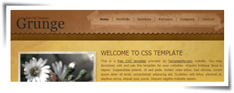 grunge css template
